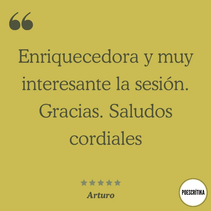 Testimonio de un lector del curso sobre Juan Rulfo en Poescrítika